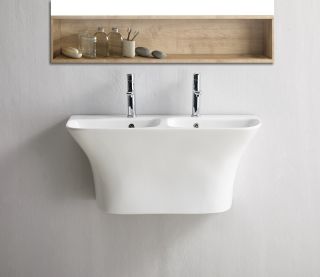 Раковина  CeramaLux G-760 белая 100 см